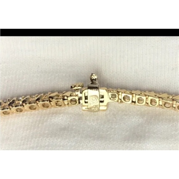 14K Diamond Tennis Bracelet - Picture 7 of 13